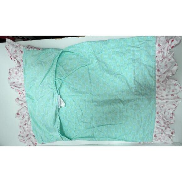 Beddys Pillow Shams Set Of 2 Ruffles Cotton Blue Floral Little Girl - Picture 4 of 6